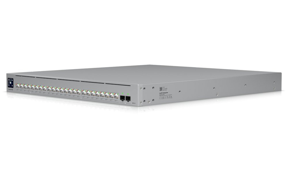 Ubiquiti UniFi Switch Enterprise Campus 24 PoE - 16x 10GbE, 8x 2.5GbE, 2x SFP28, 24x PoE+++ (PoE 1050W)