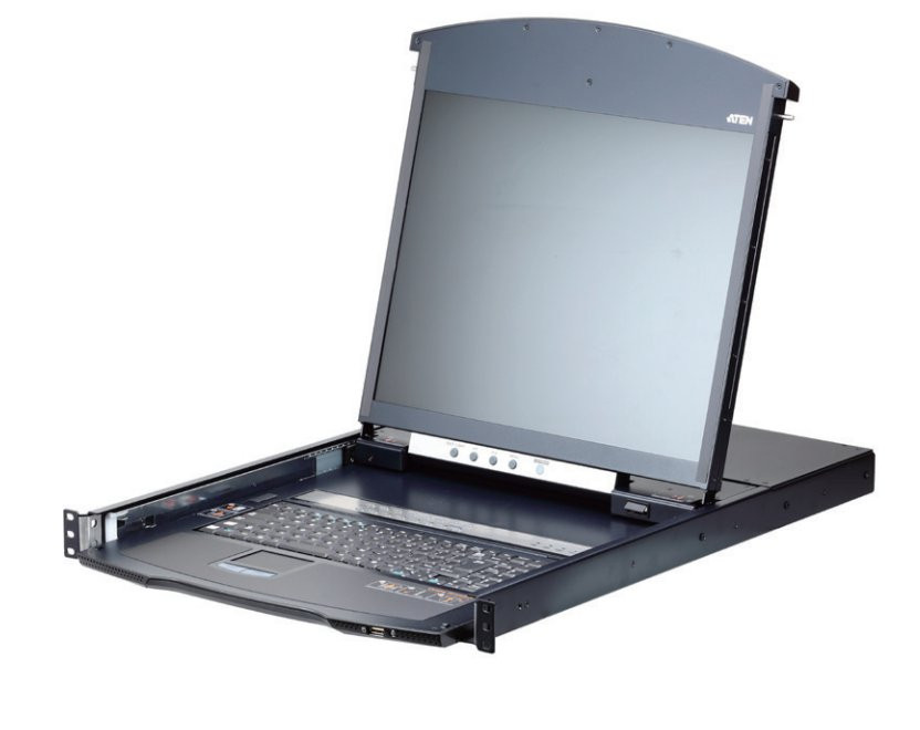 ATEN 16-port Cat.5 KVM PS/2+USB, OSD, 19", 2 příst