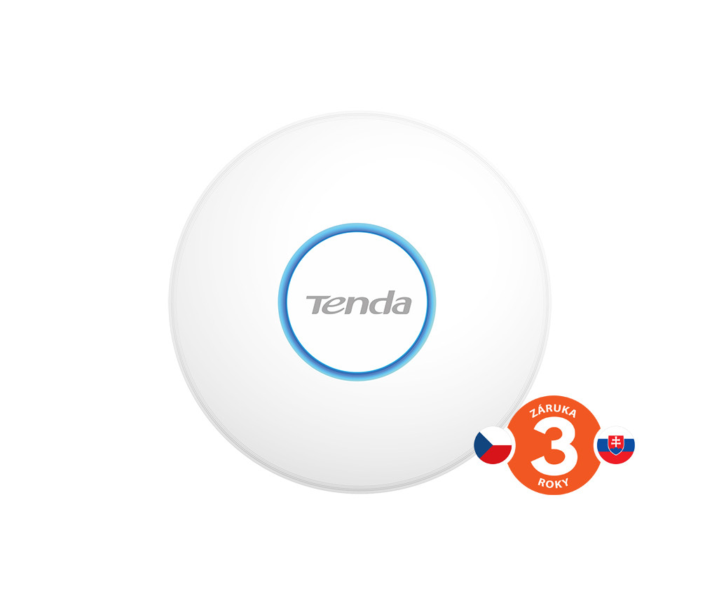 Tenda i26 WiFi 6 AX1500 AP 1501 Mb/s, GLAN, 12x SSID, VLAN, aktivní PoE, stěna/strop, Client + AP