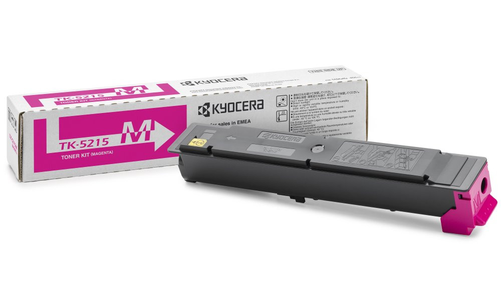 Kyocera toner TK-5215M/ 15 000 A4/ purpurový/ pro TASKalfa 406ci