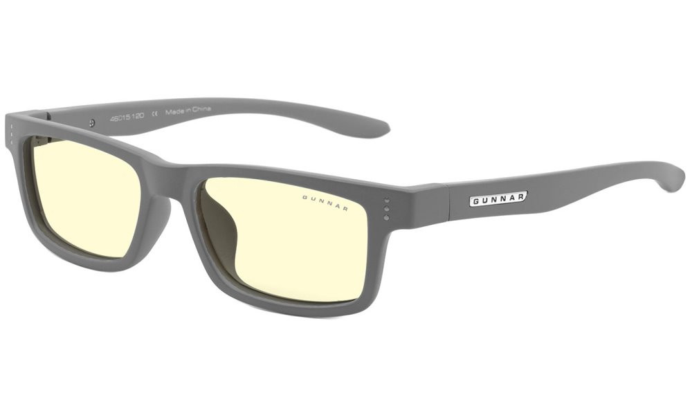 GUNNAR kancelářske/herní brýle  CRUZ KIDS SMALL (4-8) GREY jantarová skla BLF 65 NATURAL focus