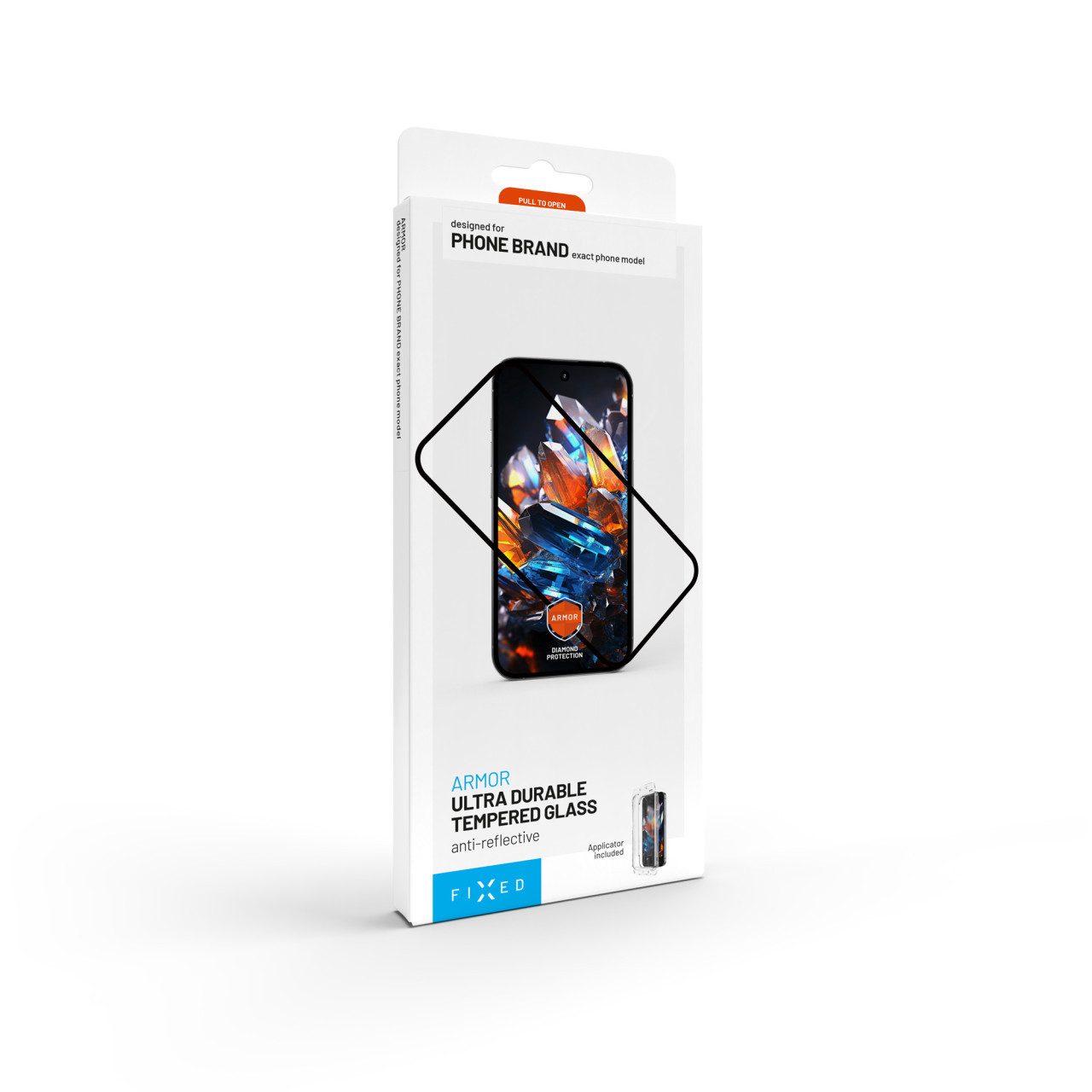 Ultra odolné tvrzené sklo FIXED Armor s Anti-dust aplikátorem a AR vrstvou pro Apple iPhone 18 Pro/17 Pro, černé