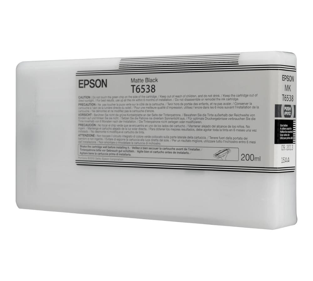 Epson inkoustová náplň/ C13T653800/ StylusPro4900/ Matná/ 200ml