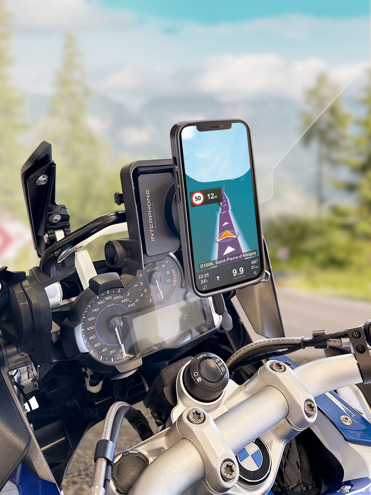 Interphone Quiklox - Úchyt do držáku BMW Navigator