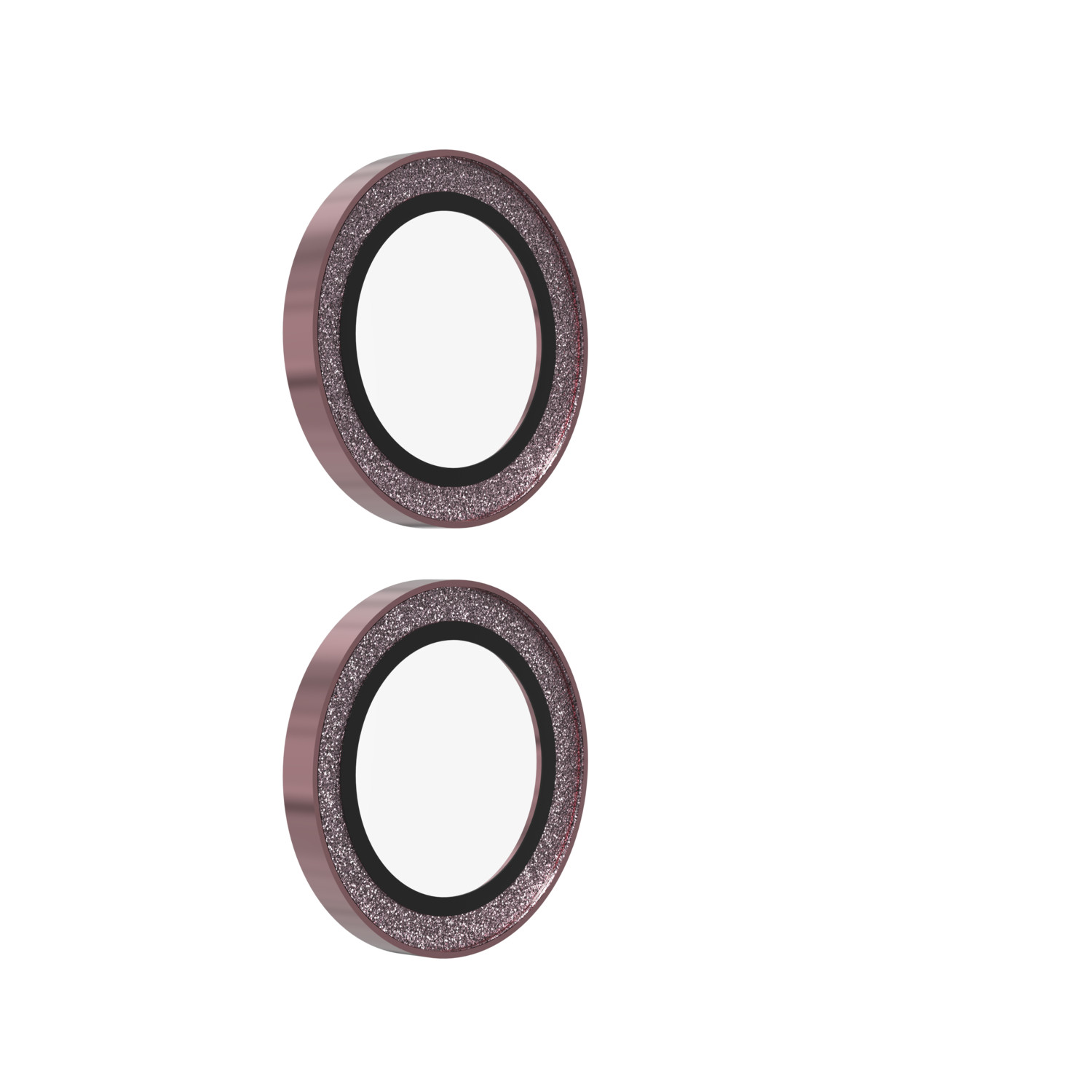 ZAGG Ochranná čočka Premium pro Apple iPhone 17/16/16+ - růžová třpytka