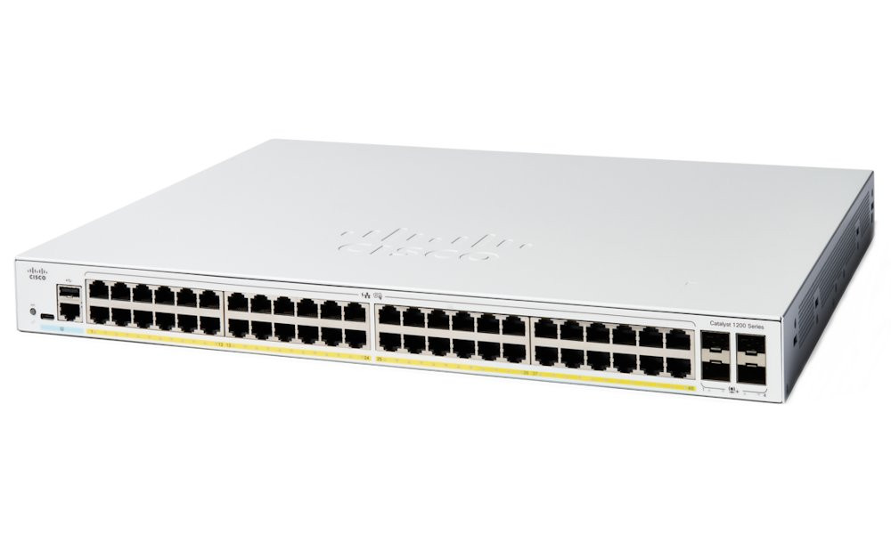 Cisco Catalyst 1200 48-port GE, PoE, 4x1G SFP