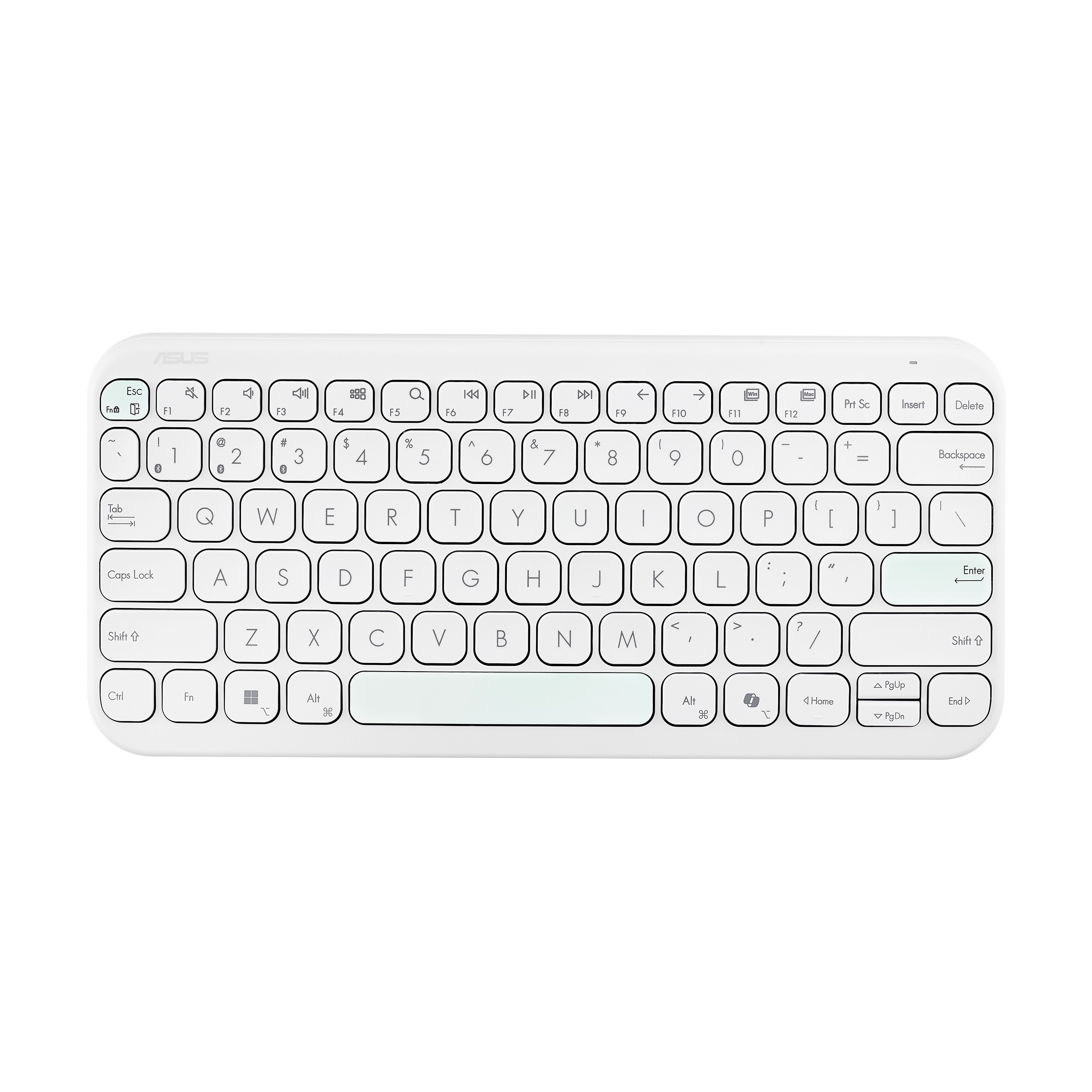 ASUS Marshmallow KW100/Bezdrátové Bluetooth/CZ/SK/Bílá