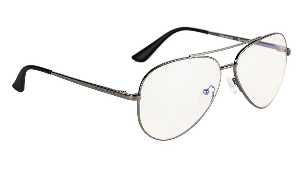 GUNNAR kancelářske/herní brýle MAVERICK GUNMETAL * čírá skla * BLF 35 *  GUNNAR focus