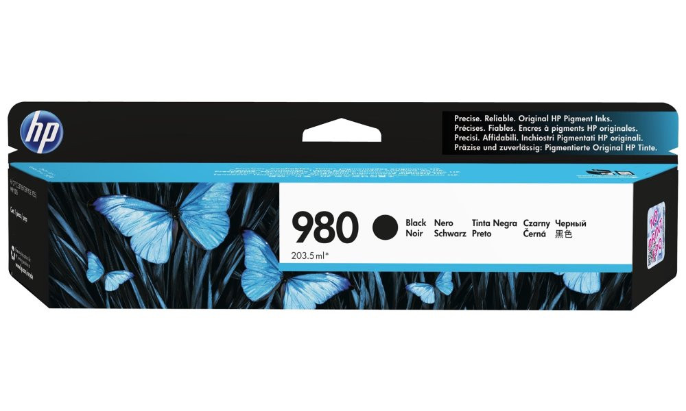 HP 980 Černá originální inkoustová kazeta