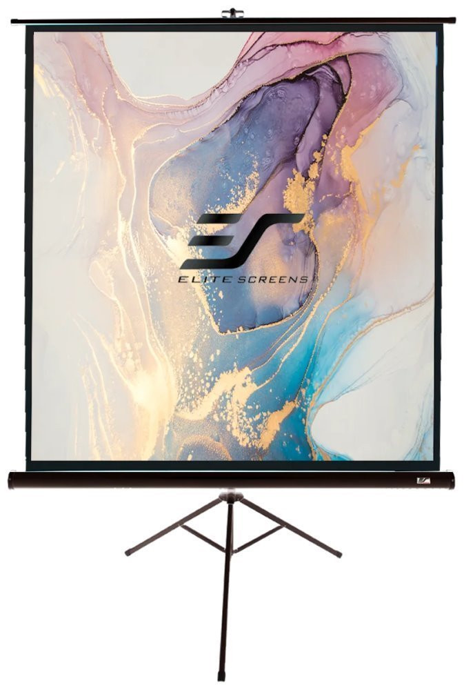 POŠKOZENÝ OBAL - ELITE SCREENS plátno mobilní trojnožka 71" (180,3cm)/ 1:1/ 127×127cm/ gain 1.1/ case černý