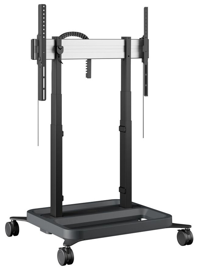 Vogels RISE Elektrický pojízdný TV lift, prémiová kolečka, rychlost 50 mm/s černý