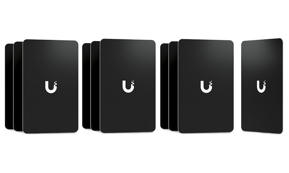 Ubiquiti UniFi Access Card - NFC přístupová karta, 10 kusů, černá