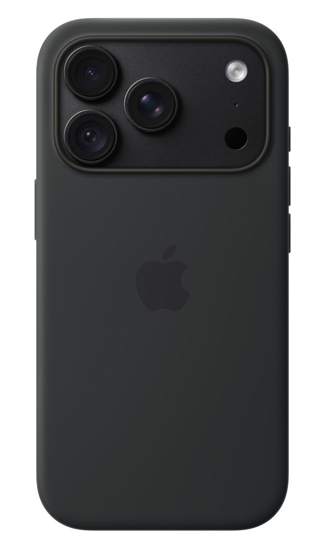 iPhone 18 Pro Silicone Case with MS - Black