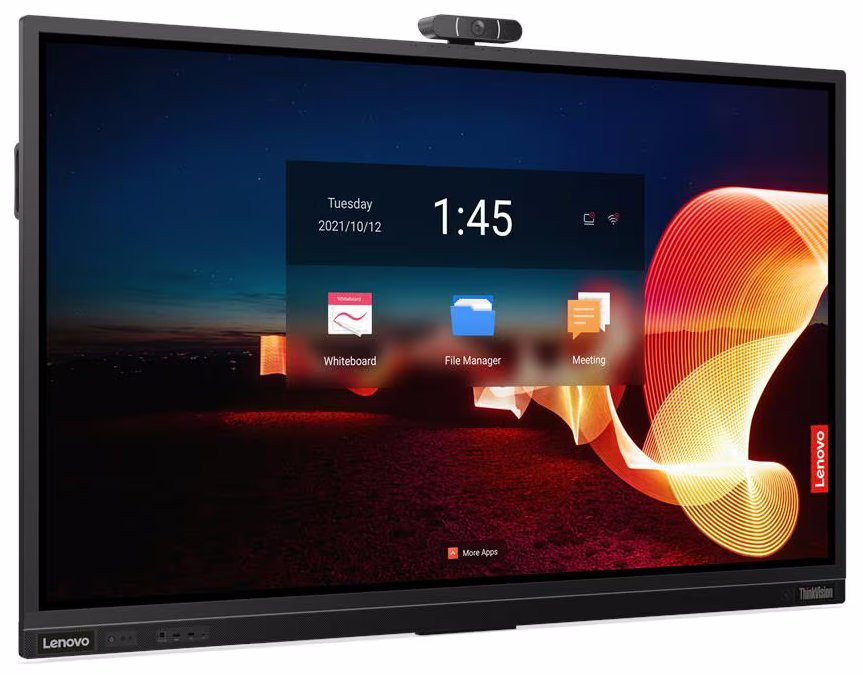 Lenovo ThinkVision T75 s kamerou/ 75" IPS/ 3840x2160/ 16:9/ 400cd/m2/ 1200:1/ 8ms/ 5x HDMI/ DP/ USB/ USB-C/ LAN