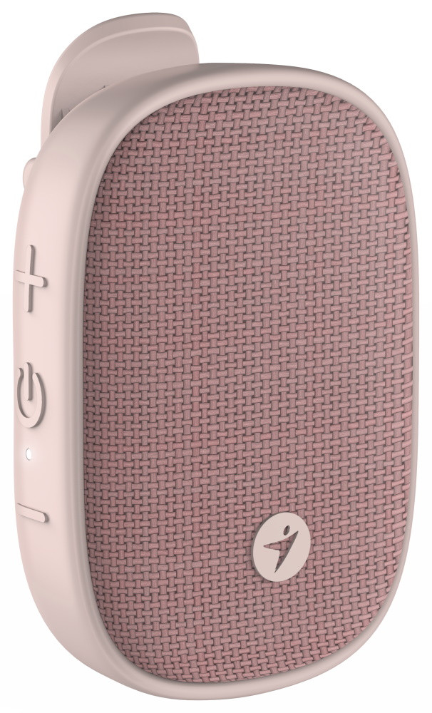 GENIUS repro SP-913BT Pink/ BT6.0/ 3W/ dobíjecí USB-C/ TWS/ IPX5/ SOS Alarm/ růžové