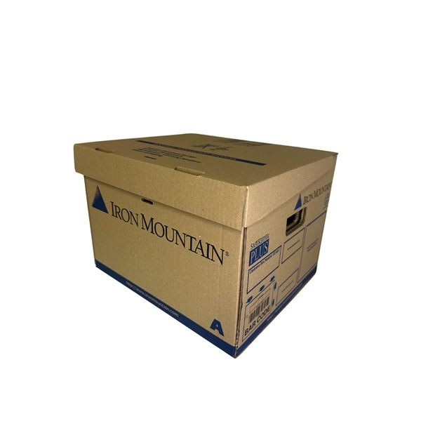 Archivační krabice Iron Mountain, typ A, hnědá