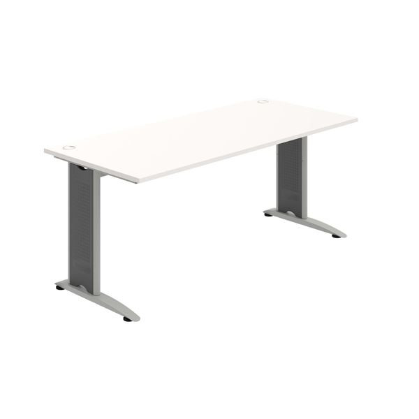 Psací stůl Hobis Flex FS 1800 - bílá/kov