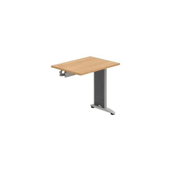 Psací stůl Hobis Flex FE 800 R - dub/kov