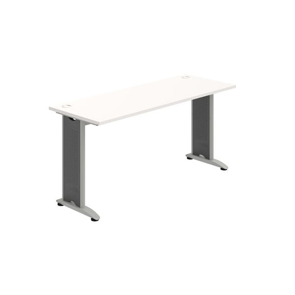Psací stůl Hobis Flex FE 1600 - bílá/kov
