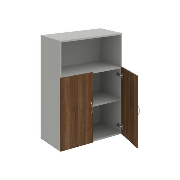 Policová skříňka Hobis Drive D 3 80 02 - ořech/šed