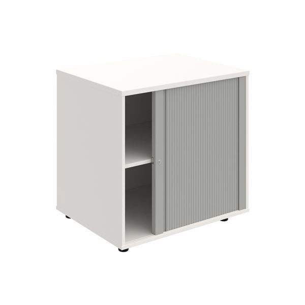 Přídavná skříň ke stolu Hobis SPRZ 80 60 P N - bíl