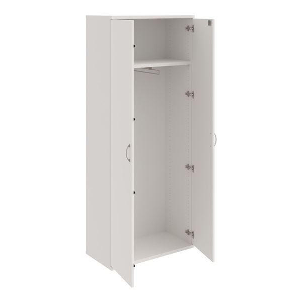 Šatní skříň Hobis Strong SZ 5 80 01 - bílá/bílá, z