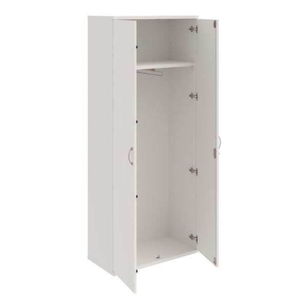 Šatní skříň Hobis Strong SZR 5 80 01 - bílá/bílá,