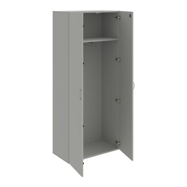Šatní skříň Hobis Drive DZ 5 80 01 - šedá/šedá, zá