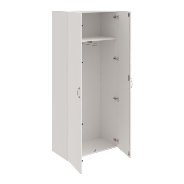 Šatní skříň Hobis Drive DZR 5 80 01 - bílá/bílá, z