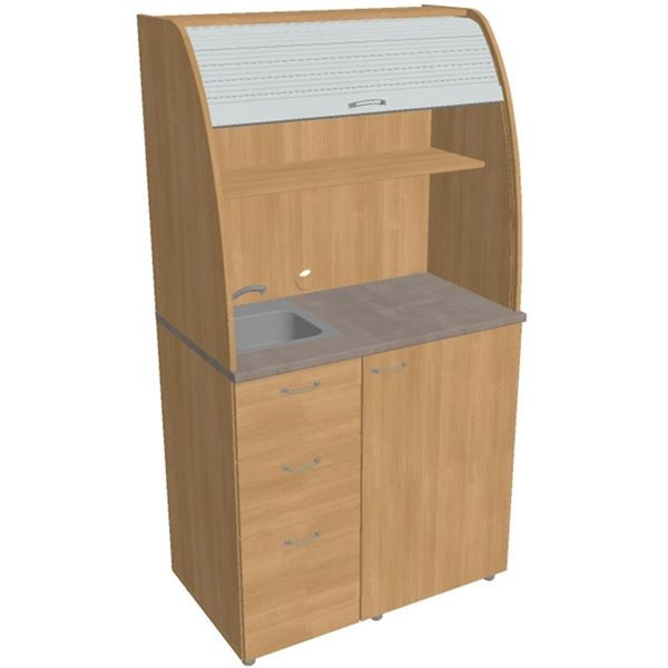 Kuchyňka s dřezem a baterií Hobis KU 3 1 L - levá,
