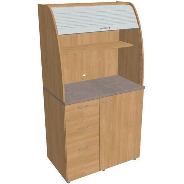 Kuchyňka s lednicí Hobis KU 3 2 L - levá, dub/dub