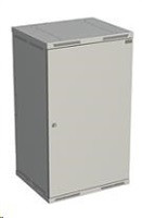 Solarix rozvaděč nástěnný SENSA 21U 600mm, dveře plech, RAL 7035