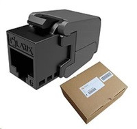Solarix MULTIPACK 24 ks - keystone CAT6 UTP RJ45 samořezný