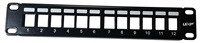 10" modulární stíněný patch panel LEXI-Net 12port, černý
