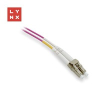 LYNX duplexní patch kabel MM, OM4, LC/LC, 50/125µm, 1m