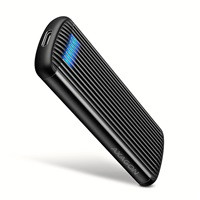 AXAGON EEM2-SC, USB-C 10Gbps externí box pro M.2 NVMe SSD, bezšroubový, žebrovaný hliník
