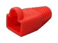 Ochrana pro konektor RJ45, snag-proof - červená, 100ks