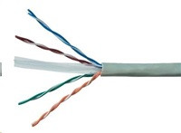 UTP kabel PlanetElite, Cat6, drát, PVC, Dca, šedý, 305m