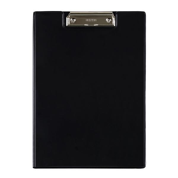 Uzavíratelná psací podložka A4, 10 listů, černá