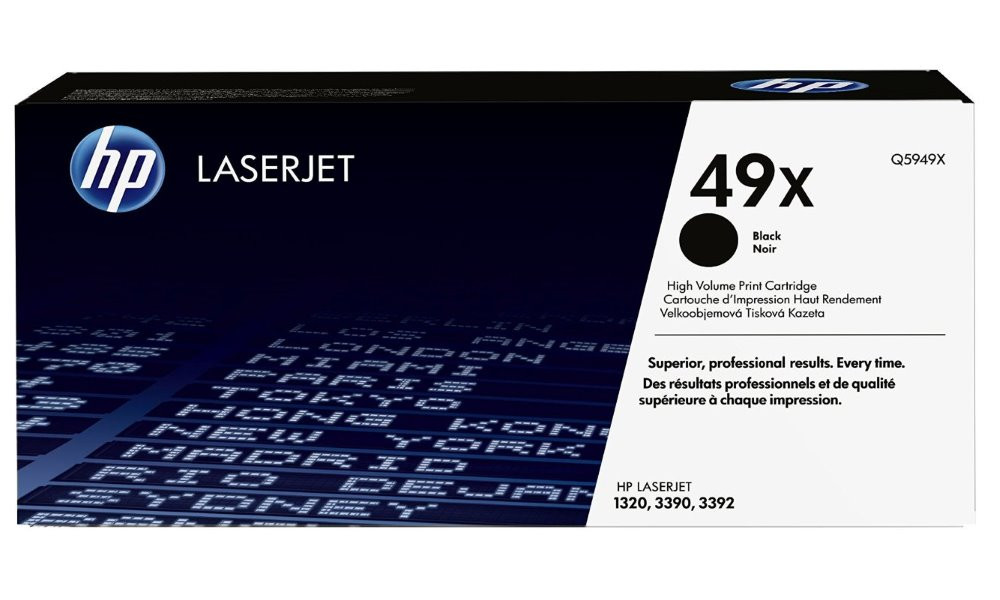 HP černý toner, Q5949X, LJ 1320, high capacity originál