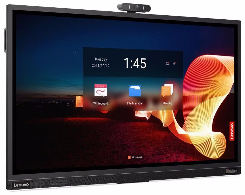 Lenovo ThinkVision T65 s kamerou/ 65" IPS/ 3840x2160/ 16:9/ 400cd/m2/ 1200:1/ 8ms/ 5x HDMI/ DP/ USB/ USB-C/ LAN
