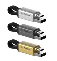 inCharge 6 – nabíjecí a datový kabel 6 v 1, šedý