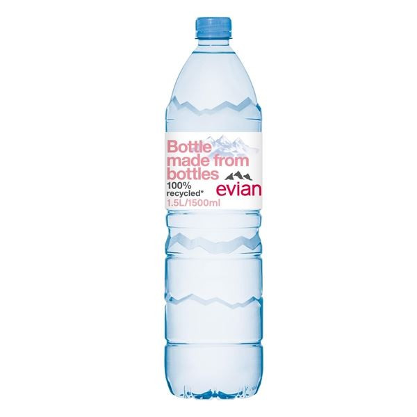 Minerální voda Evian neperlivá, 6x 1,5 l