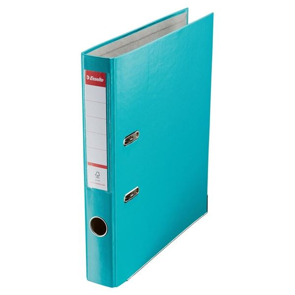 Pák.pořadač Esselte Economy - A4,karton,5, tyrkys.