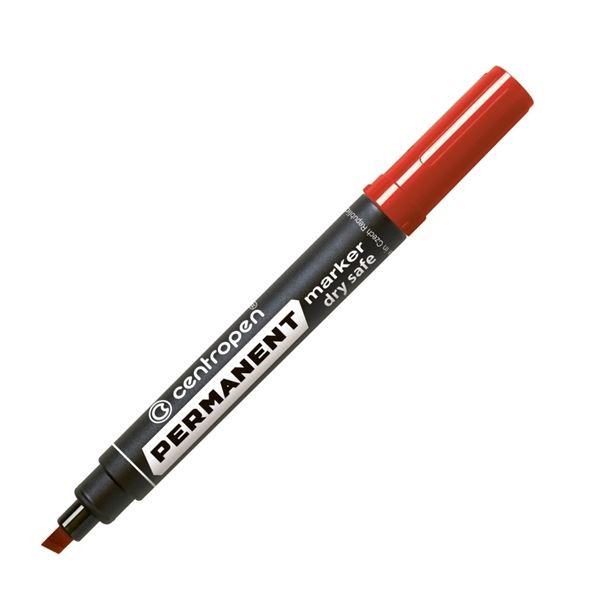 Permanentní popisovač Centropen 8516, červený