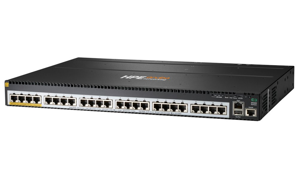 HPE Aruba Networking 2930M 24SR PoE Class 6 1s Switch