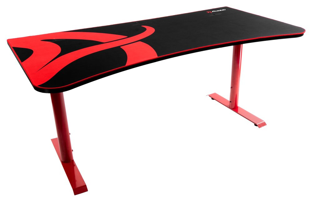 AROZZI herní stůl ARENA Gaming Desk/ černočervený