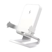1stCOOL bezdrátová přenosná QI nabíječka 15W, panáček, USB-C, bílá