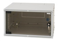 TRITON 19" jednodílný rozvaděč 9U/400mm, černý, rozložený flatpack