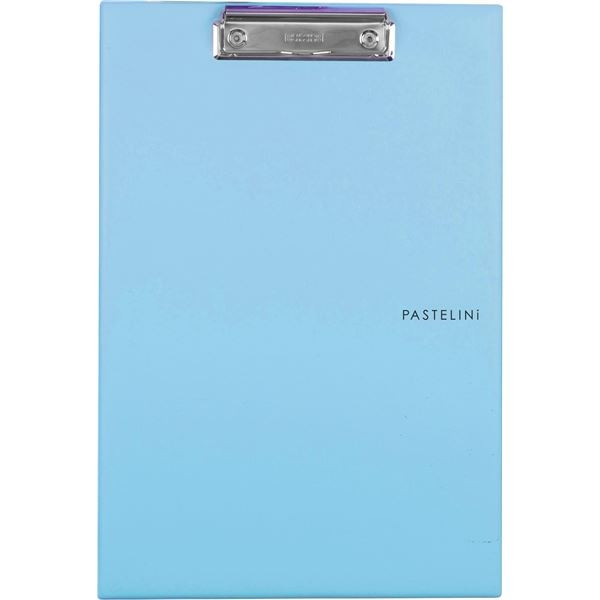 Psací podložka s klipem PASTELINI - A4, modrá